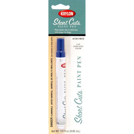 Shortcuts Krylon Short Cuts Ocean Blue Paint Pen Interior 0.33 oz SCP-904